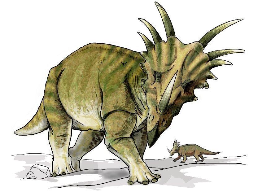 Image styracosaur dinosaur