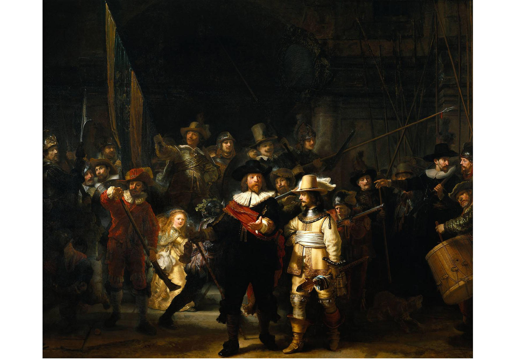 Image the night watch - rembrandt