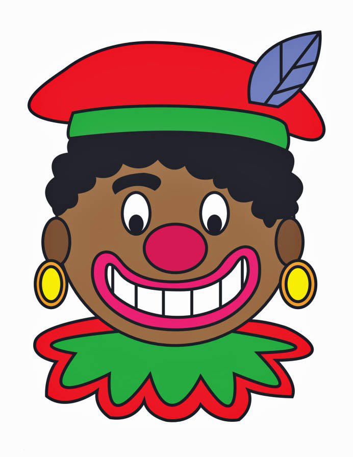 Image zwarte piet face