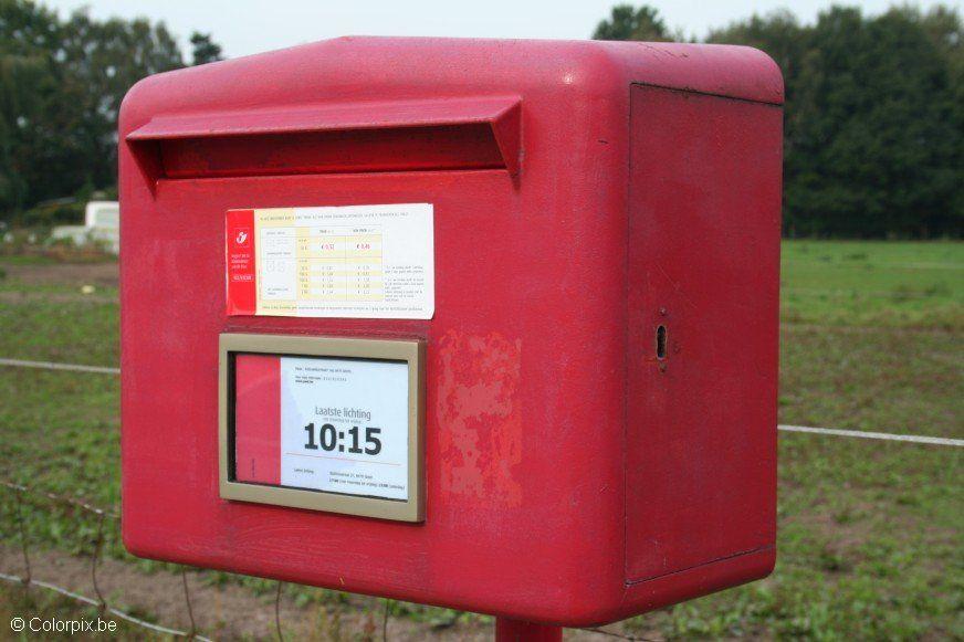 Photo belgian postbox