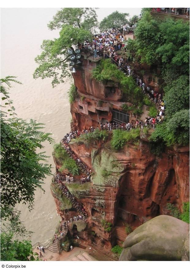 Photo buddha in leshan 4