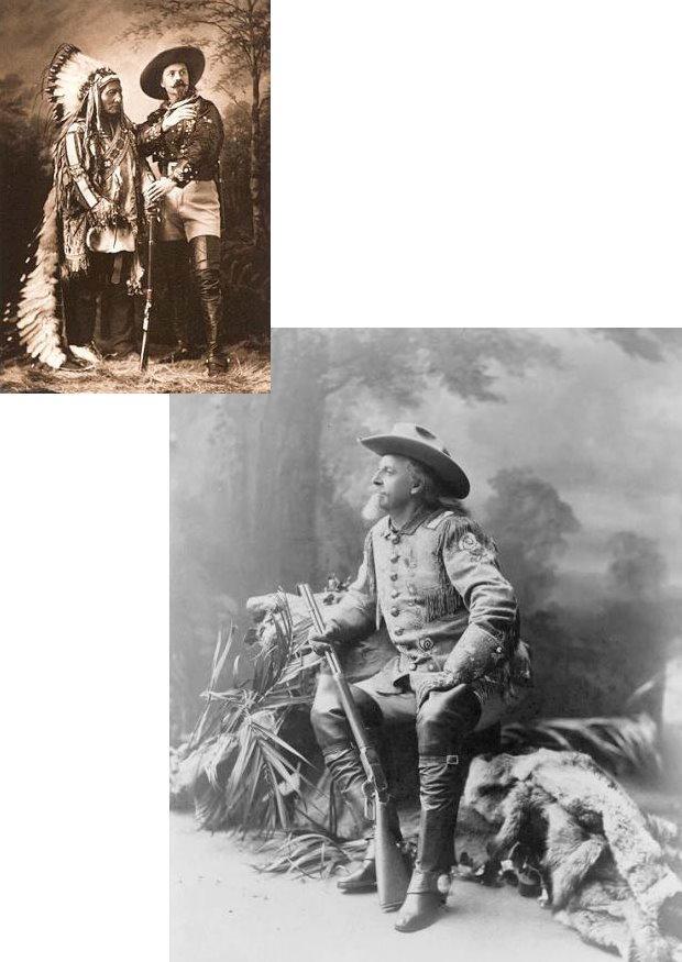 Photo buffalo bill and sitting bull