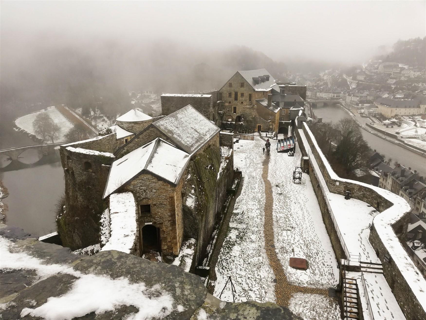 Photo castle of bouillon belgium