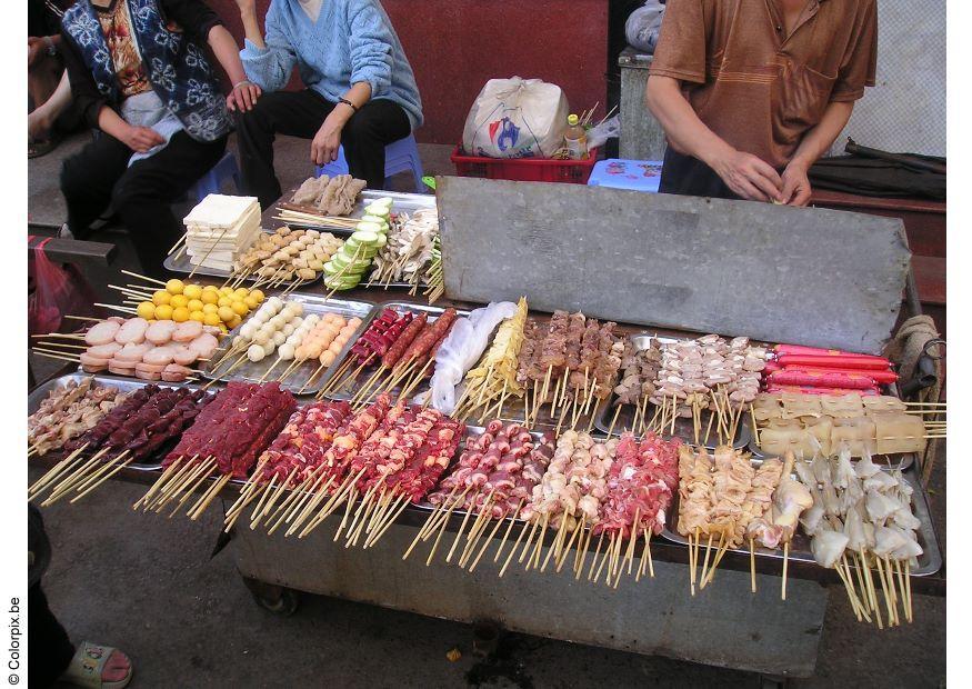 Photo food stand, peking