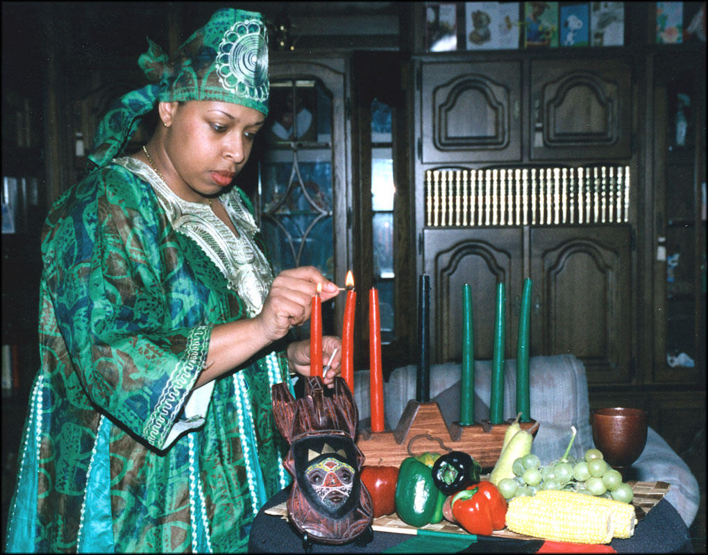 Photo kwanzaa ritual