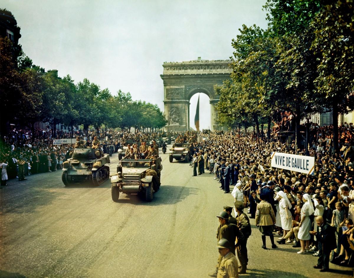 Photo liberation of paris