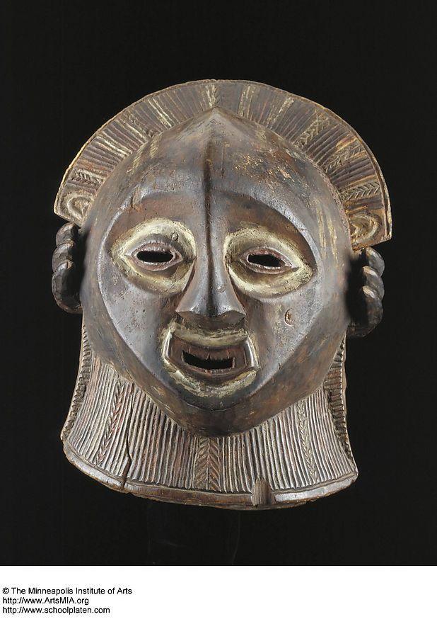 Photo luba mask congo