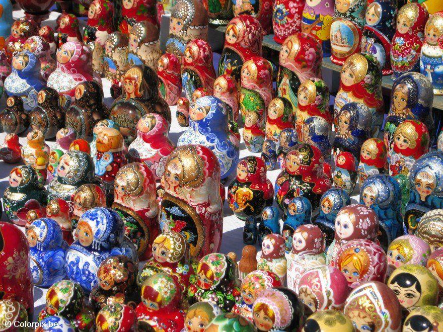 Photo matrioshka puppets