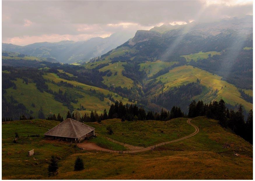 Photo mountain landscape