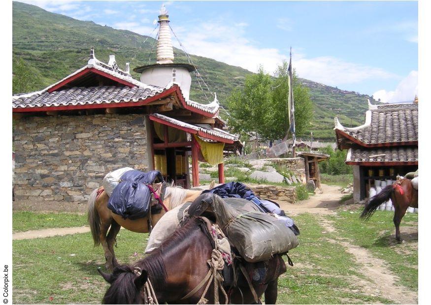 Photo mountain village