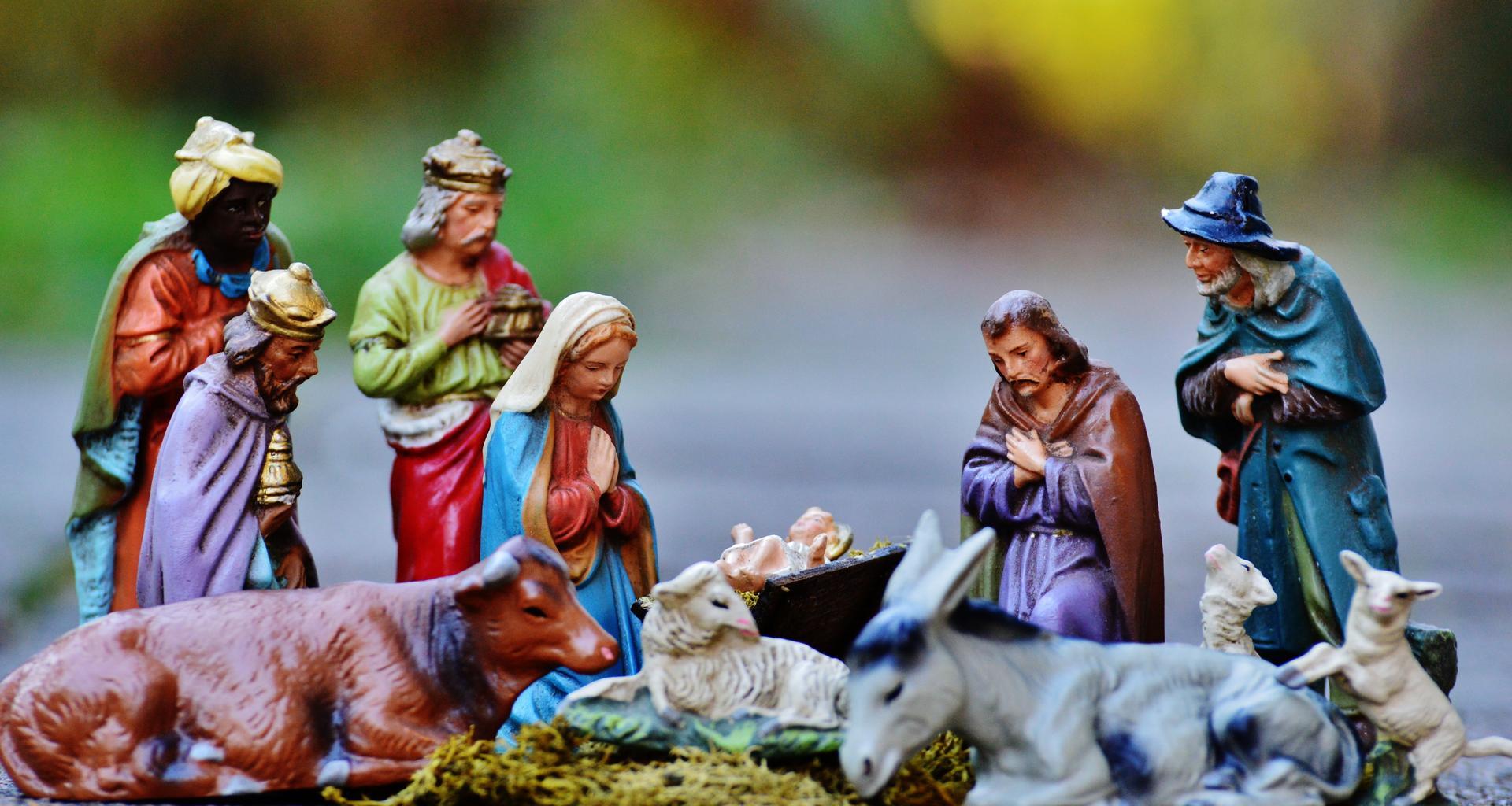 Photo nativity scene