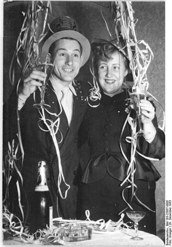 Photo new years eve 1953