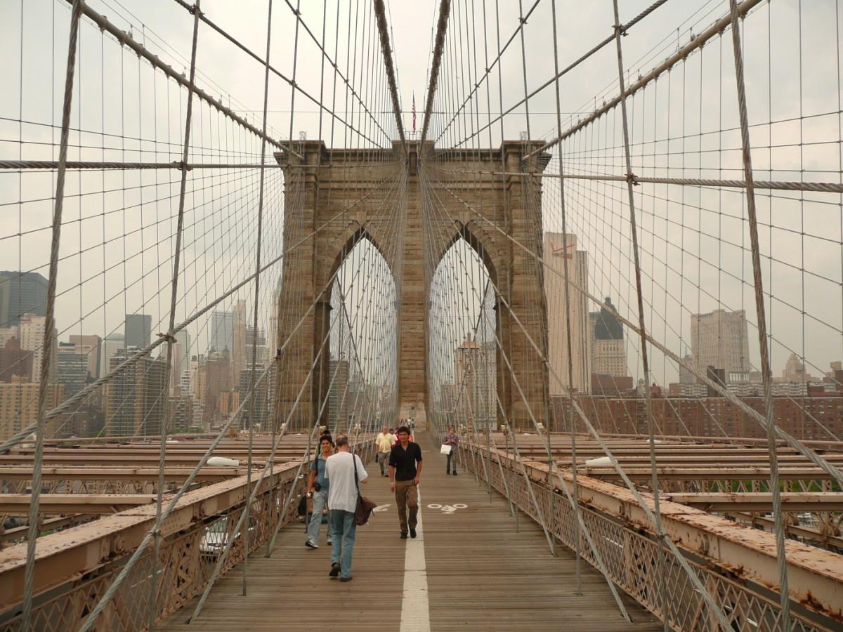 Photo new york - brooklyn bridge 