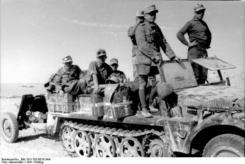 Photo north-african corps - troops