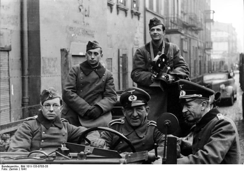 Photo poland - ghetto litzmannstadt - german soldiers