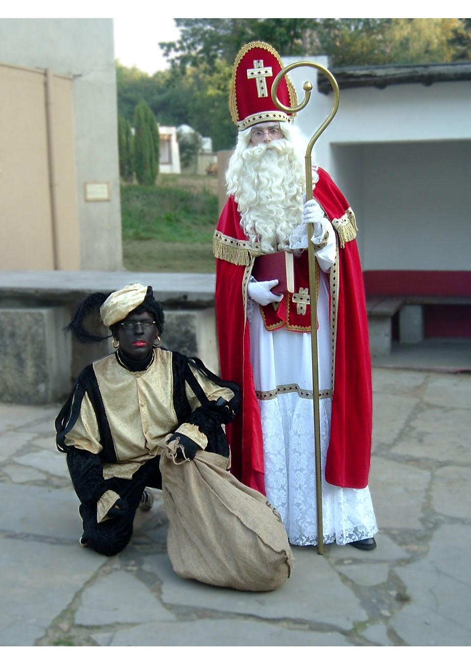 Photo saint nicholas and black peter