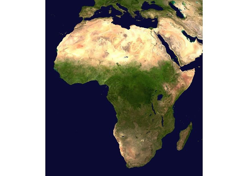 Photo satelite image africa