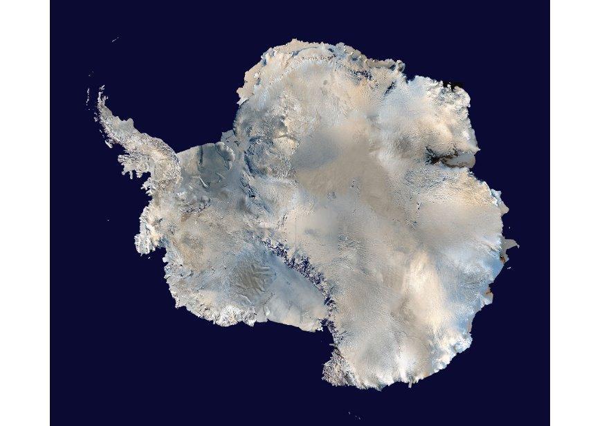 Photo satelite image antartica