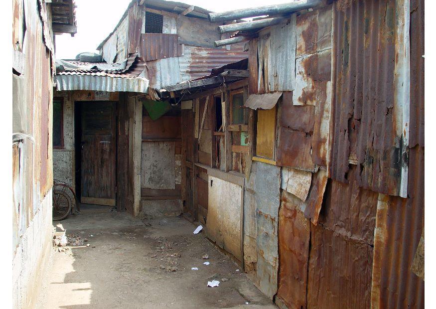 Photo slums in jakarta