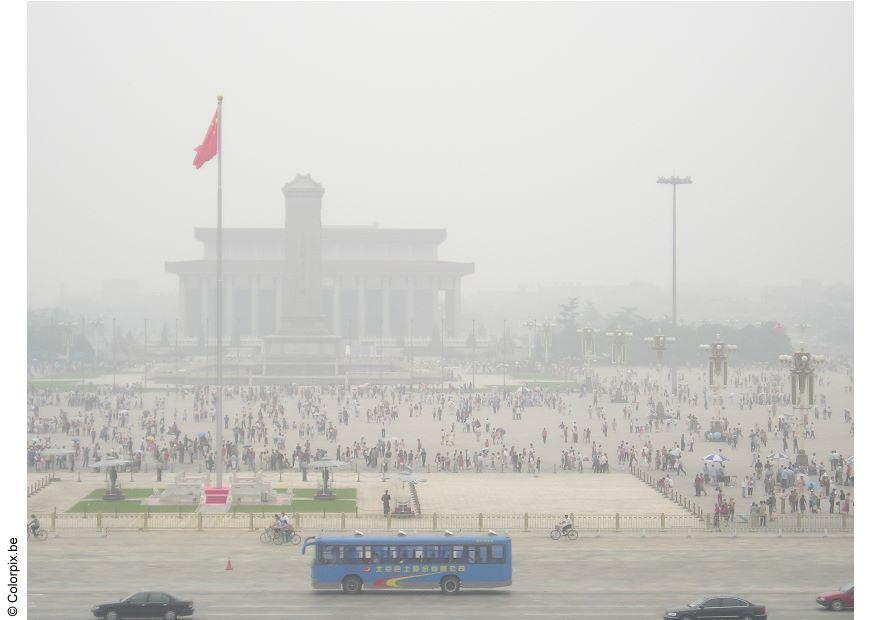 Photo smog in bejing