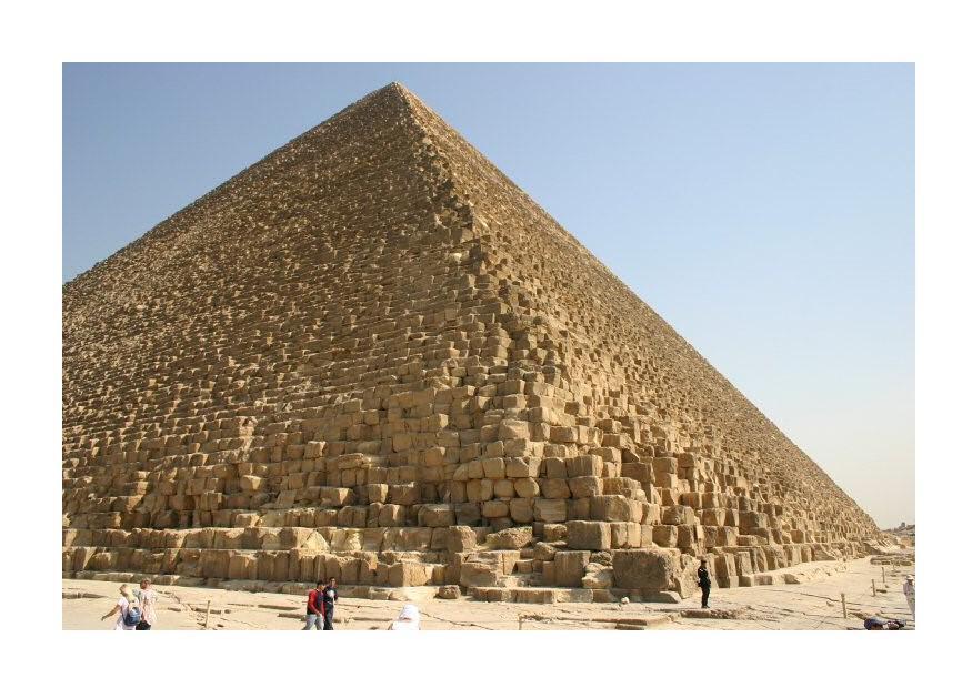 Photo the great pyramid of cheops (khufu) in giza