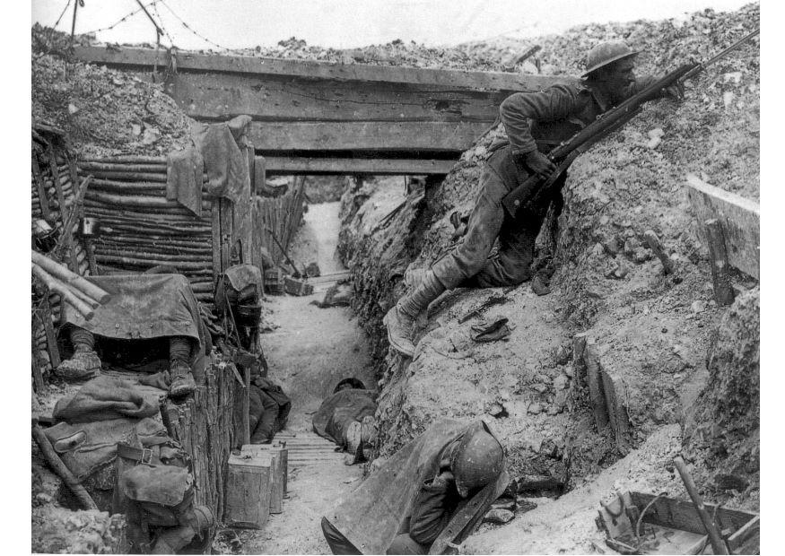 Photo trenches- battle  of somme