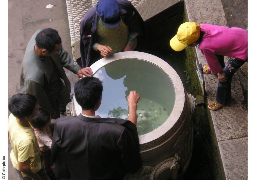 Photo wishing well