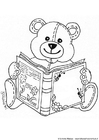 Coloring page bear